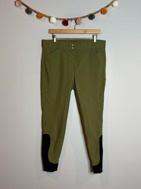 Dover Saddlery Wellesley Tech Full-Seat Breech Olive Green